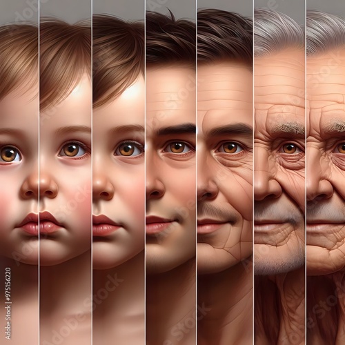 The states of a person from infancy to old age