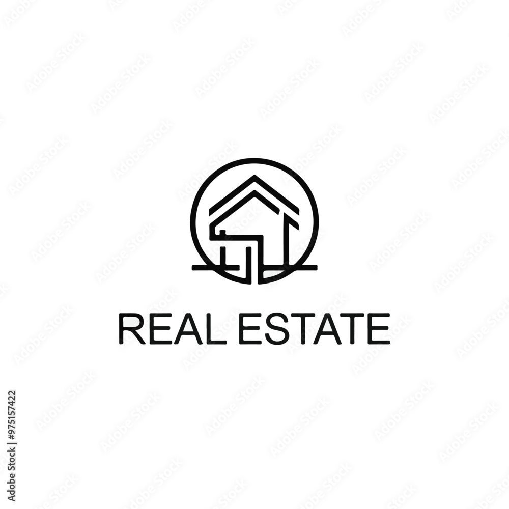 Modern Real Estate Logo Set Modern Real Estate Logo Set