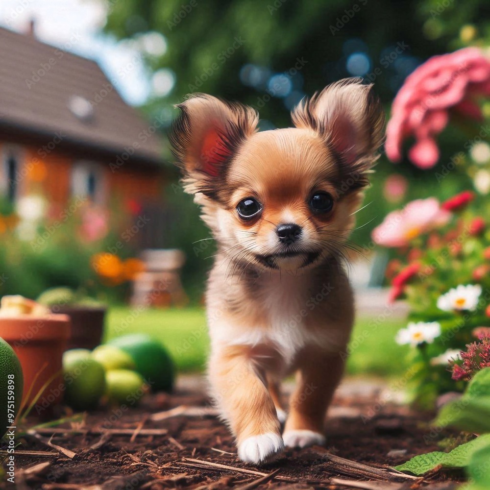 Chiwawa im Garten Chiwawa im Garten