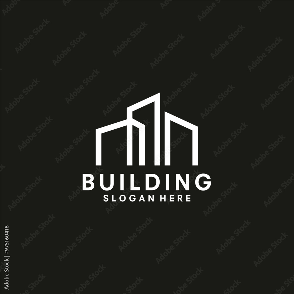 building logo vector template illustration building logo vector template illustration