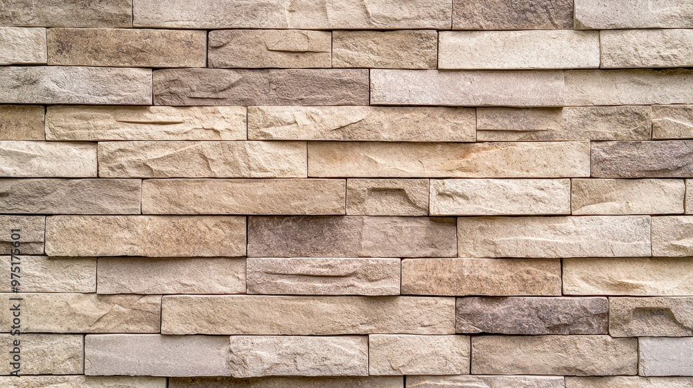 Stone Wall Texture Background Rustic Brown Brick Pattern Stone Wall Texture Background Rustic Brown Brick Pattern
