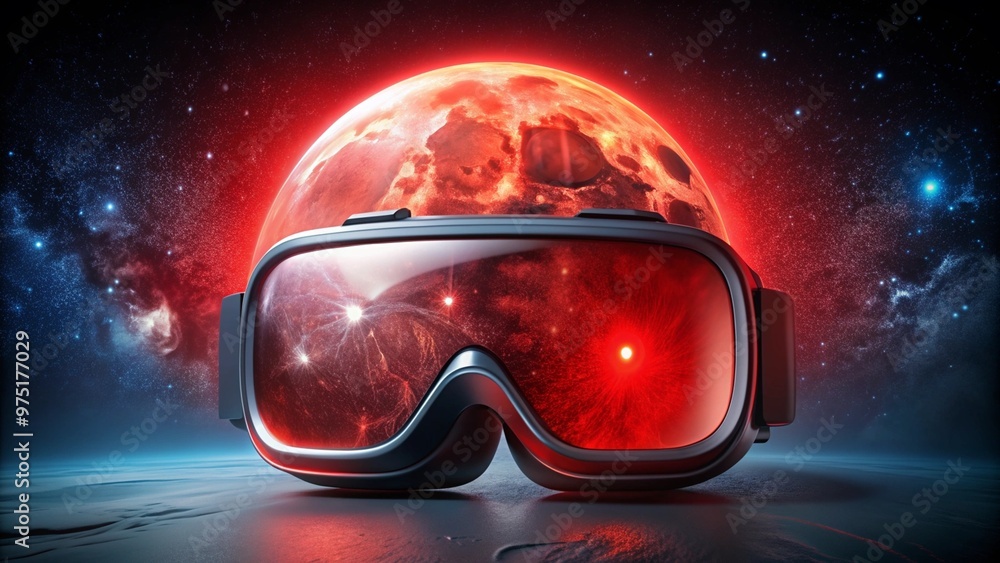 Metaverse technology background with VR headset Metaverse technology background with VR headset