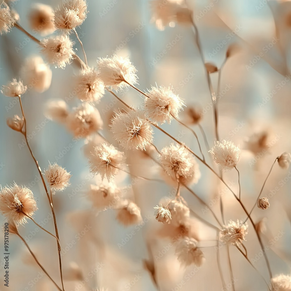 Soft Natural Blooms in Gentle Pastel Tones Soft Natural Blooms in Gentle Pastel Tones