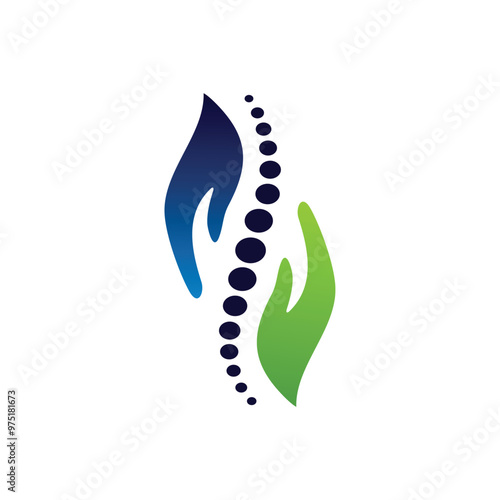 care bone logo symbol vector illustration design