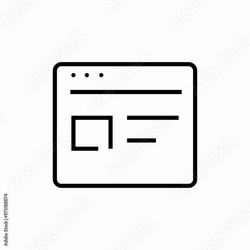 website interface design icon sign vector