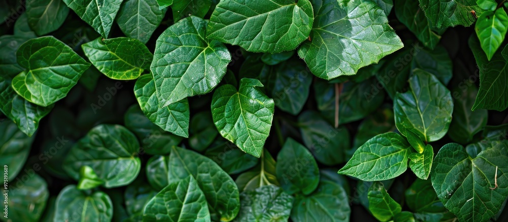 Leafs Bush Green Closeup Garden Park Leafs Bush Green Closeup Garden Park
