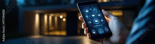 Wallpaper Mural Modern black safe with digital lock on black background Torontodigital.ca