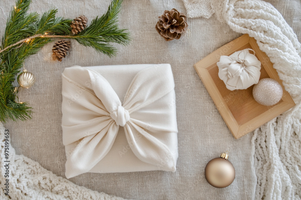 Flat lay view highlights organic materials like cotton and linen, reflecting mindful, plastic-free celebrations. Flat lay view highlights organic materials like cotton and linen, reflecting mindful, plastic-free celebrations.