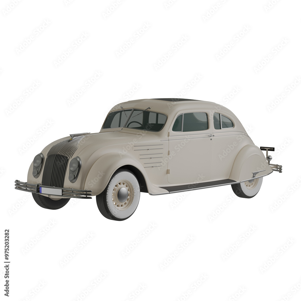 Fototapeta premium car 3d render model collection