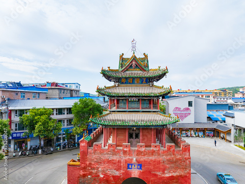 Drum Tower in Linfen Xi County, Shanxi photo