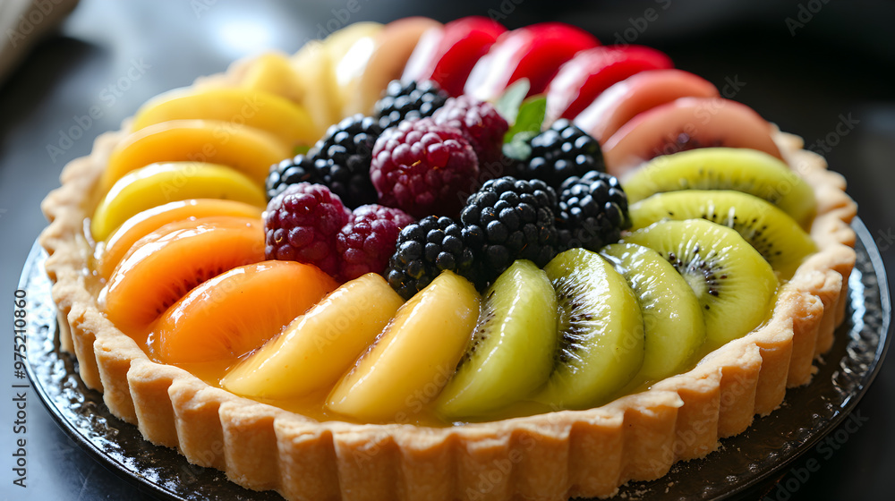 fruit tart with fruit fruit tart with fruit