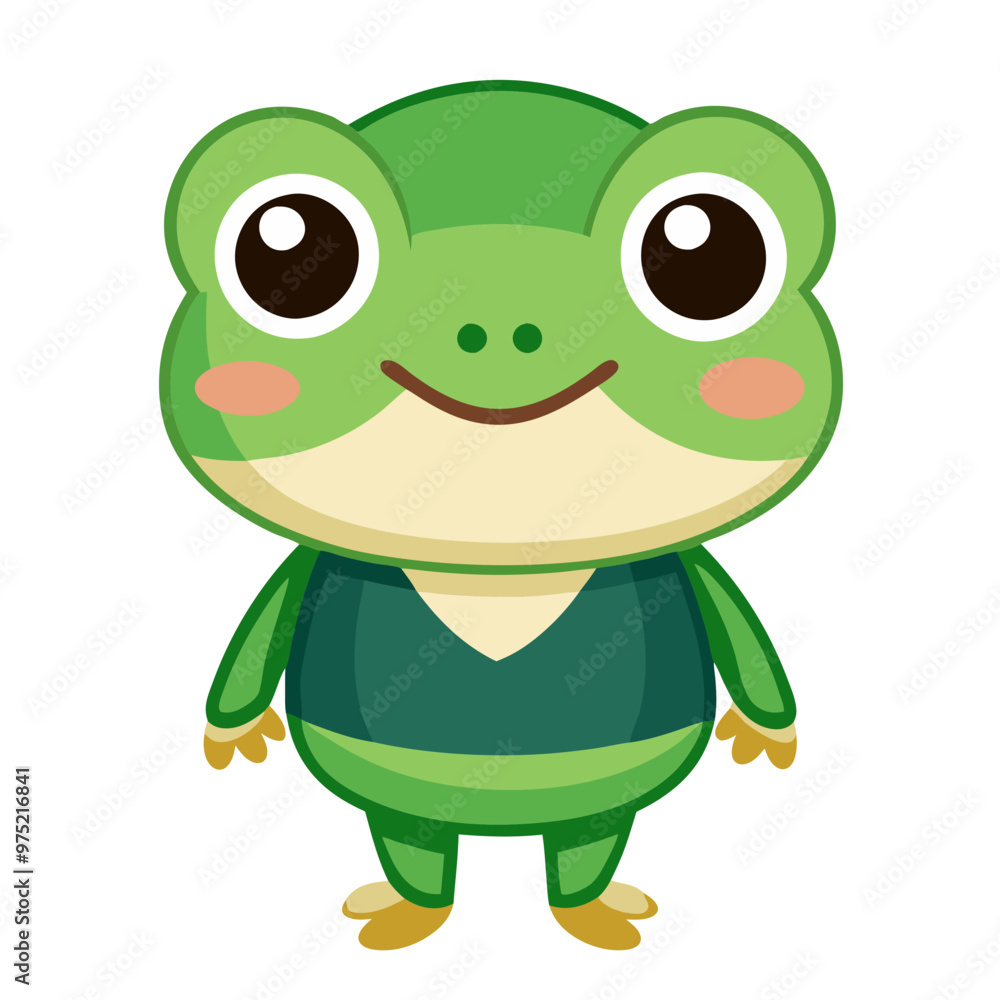 Obraz premium Cute frog-character