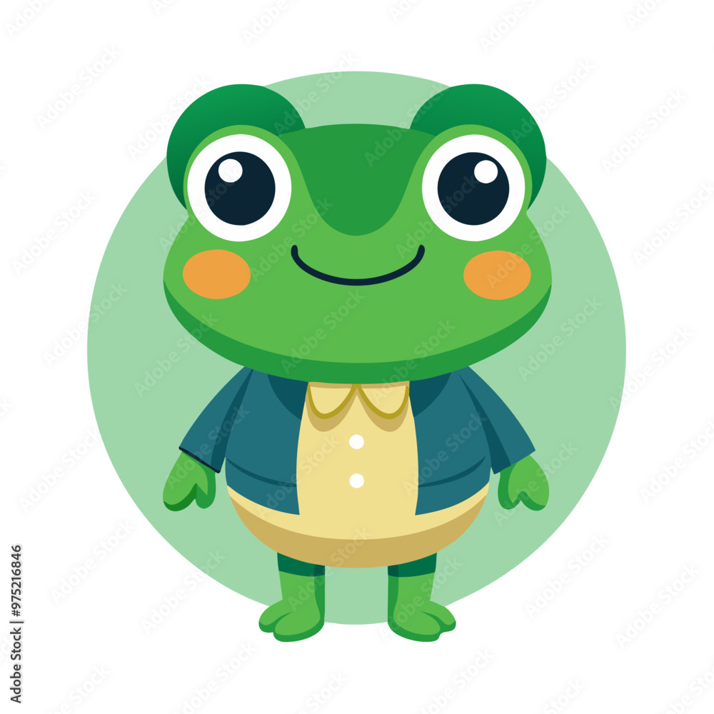 Cute frog-character Cute frog-character