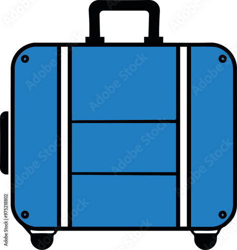 Travel bag icon, carrier, luggage, travel preparation, packing, travel necessities