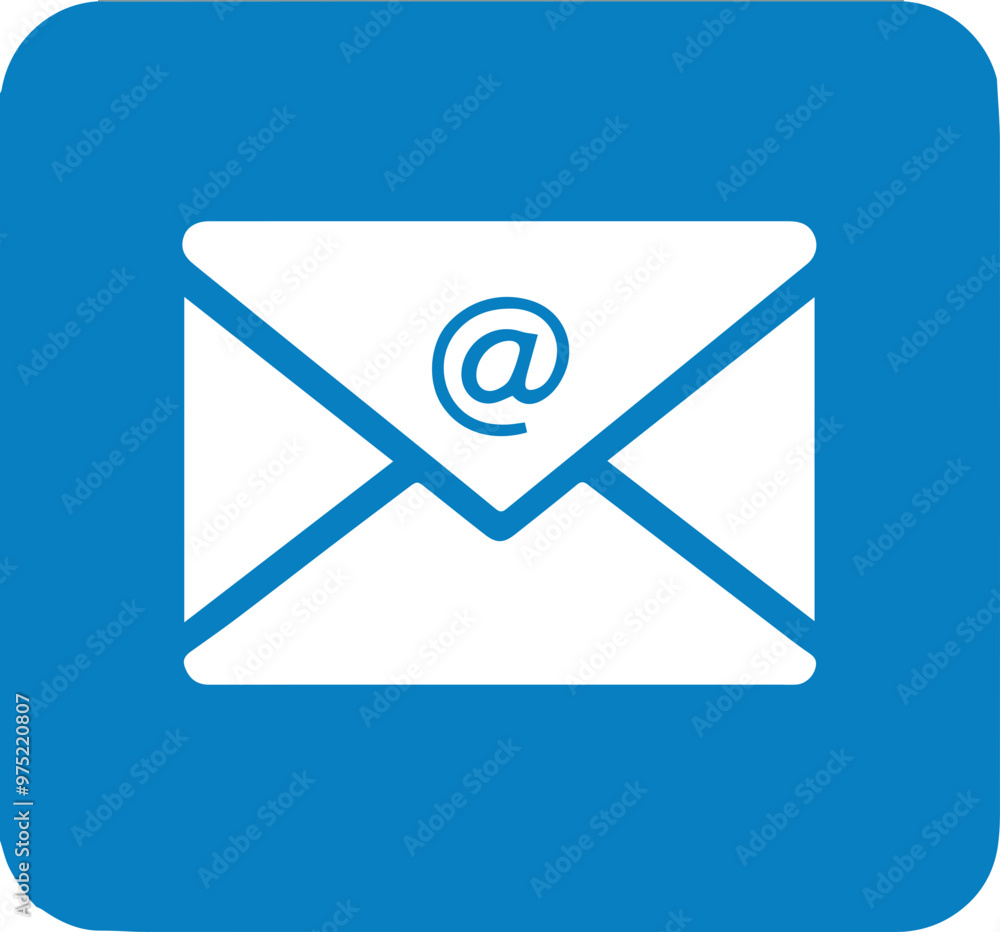 Postal icon illustration image symbolizing email Postal icon illustration image symbolizing email