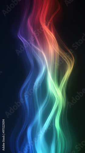 abstract background with smoke, generative a.i.