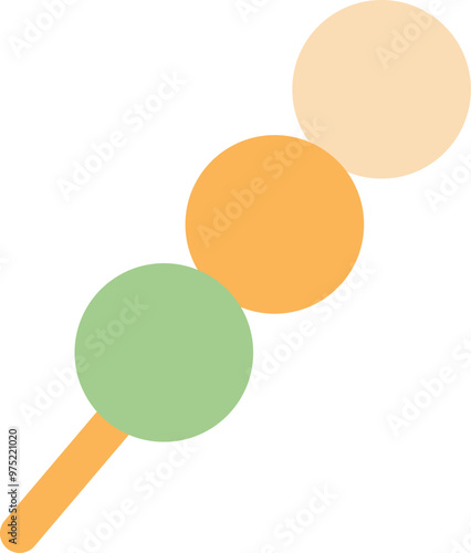 Cute, sweet, colorful dango delight!
