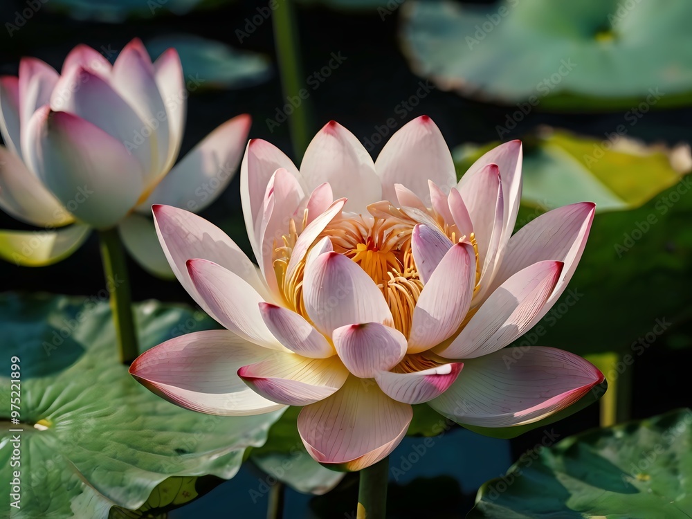 lotus flower close up during the day lotus flower close up during the day