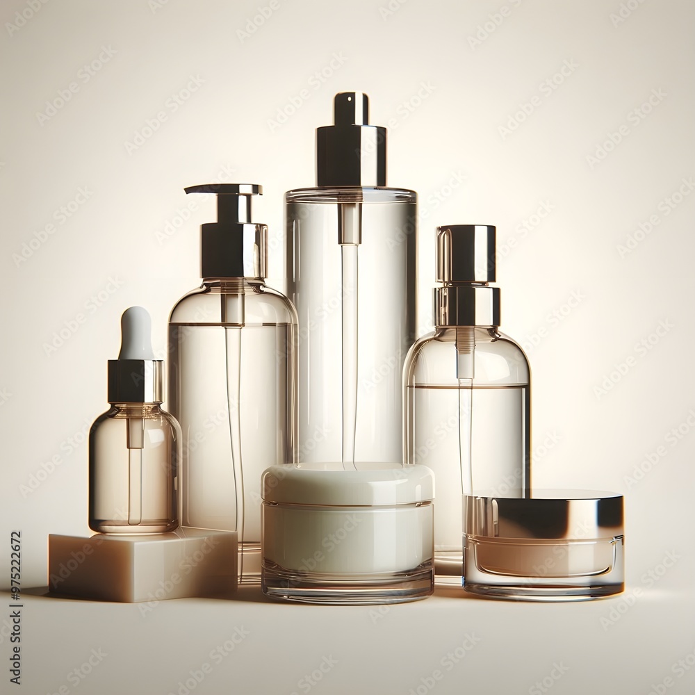 set Premium skincare bottle collection set Premium skincare bottle collection