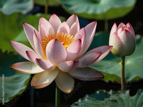 lotus flower close up during the day