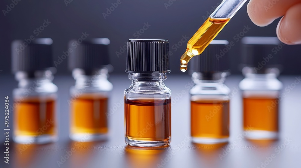 Perfume Crafting Guide, Detailed instructions for creating unique fragrances using essential oils, droppers, and bottles, Emphasizing step-by-step methods in a clear format Perfume Crafting Guide, Detailed instructions for creating unique fragrances using essential oils, droppers, and bottles, Emphasizing step-by-step methods in a clear format