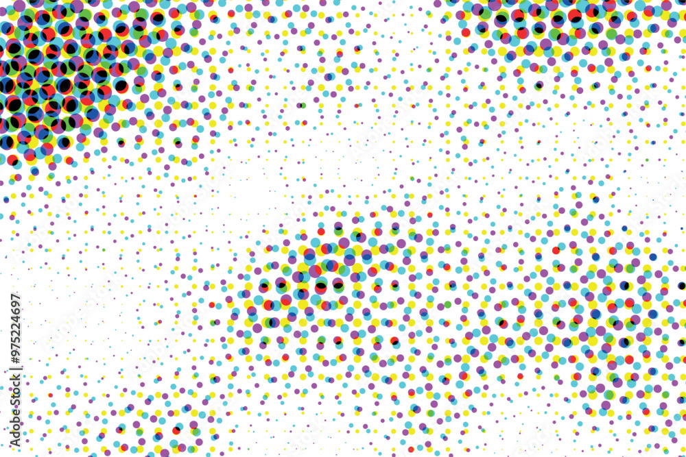 custom made wallpaper toronto digitalabstract gradient halftone dots background Pop art template texture Vector illustration