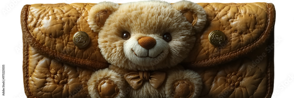 Naklejka premium a close up of a teddy bear