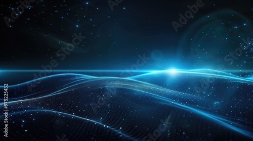 a starry magic trail  background