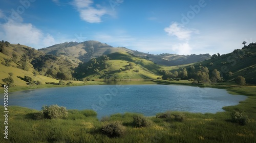 lake in the mountains