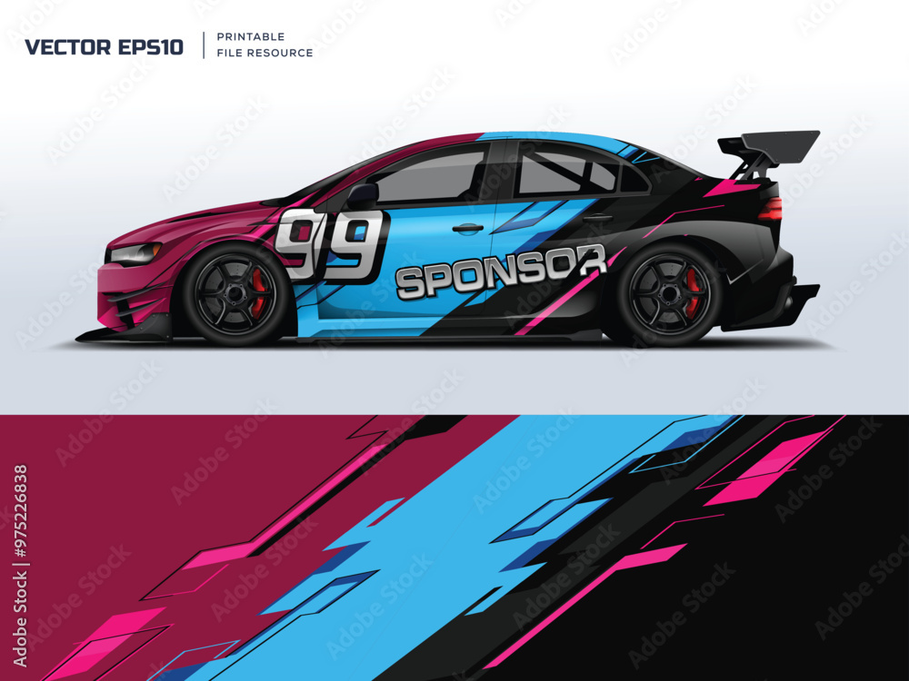 Car Livery Graphic Vector. Abstract Grunge Background Design for Vehicle Vinyl Wrap and Car Branding, Can Be Used in All Types of Your Car Car Livery Graphic Vector. Abstract Grunge Background Design for Vehicle Vinyl Wrap and Car Branding, Can Be Used in All Types of Your Car