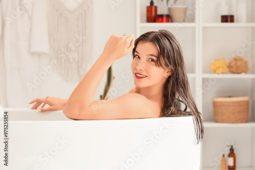 Beautiful young happy woman...