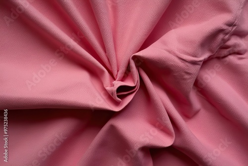 Wallpaper Mural Charming Crumpled Pink Canvas Fabric Texture Torontodigital.ca
