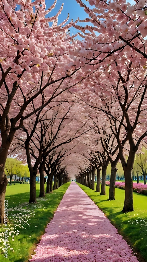 The cherry blossom trees create a canopy of soft pink hues, dancing under the spring sun rays, with delicate petals falling like snow to cover the ground in beauty. The cherry blossom trees create a canopy of soft pink hues, dancing under the spring sun rays, with delicate petals falling like snow to cover the ground in beauty.