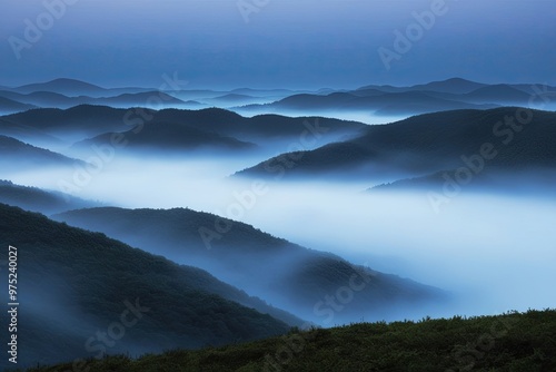 Exploring Blue Mist Tones in Diverse Forms and Patterns