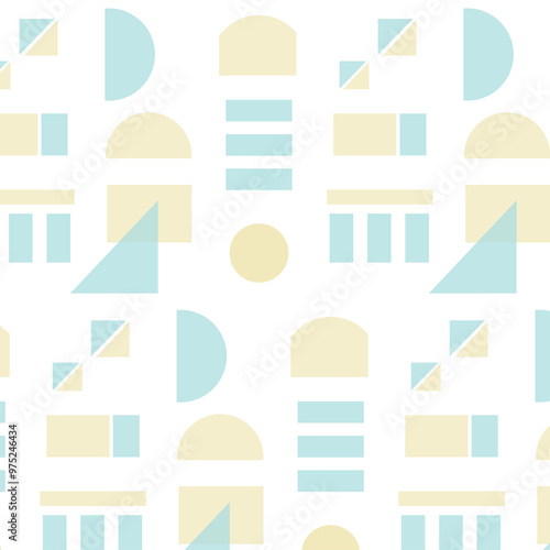 Geometric Abstract Seamless Pattern