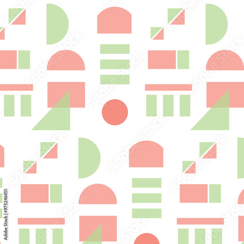 Geometric Abstract Seamless Pattern