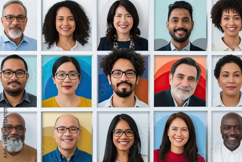 Diverse Individuals with Unique Qualities Displayed on a Bright White Background