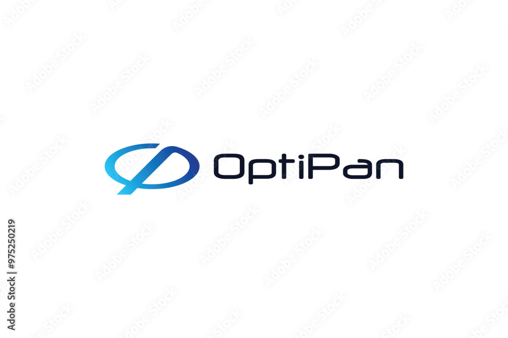 letter op circle logo design template letter op circle logo design template