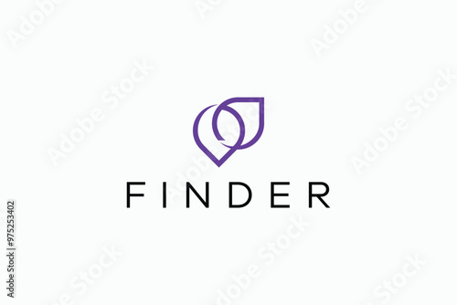 finder logo design template