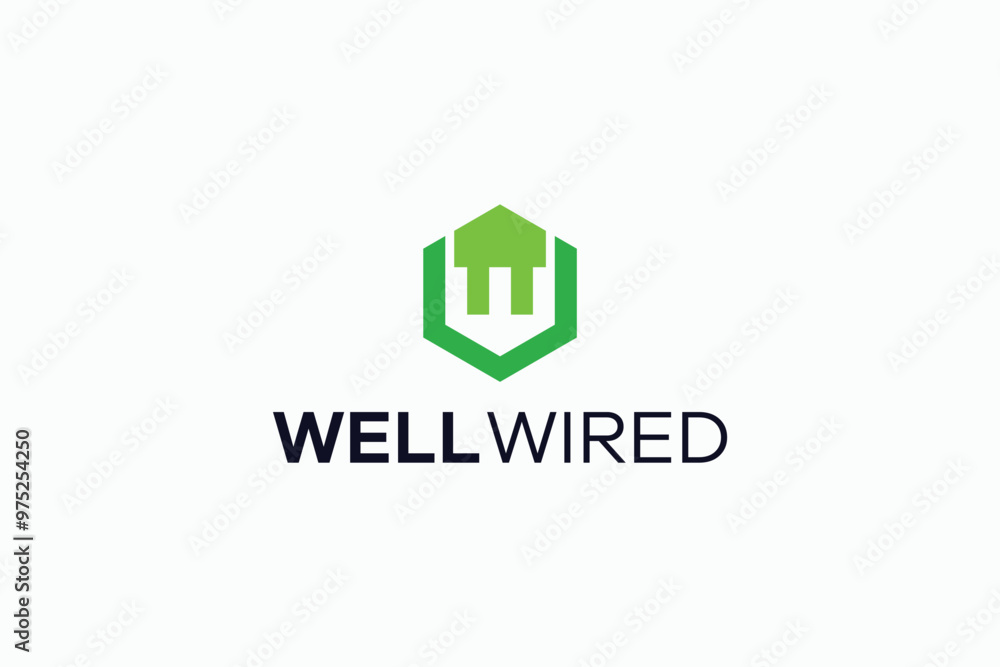 monogram ww hexagon logo design template monogram ww hexagon logo design template