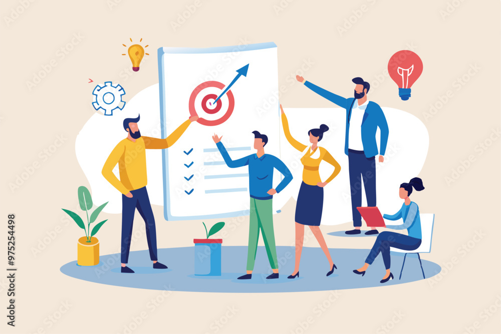 Strategic planning, plan to overcome difficulty or obstacle to reach goal or target, team brainstorm or competitor analysis Strategic planning, plan to overcome difficulty or obstacle to reach goal or target, team brainstorm or competitor analysis