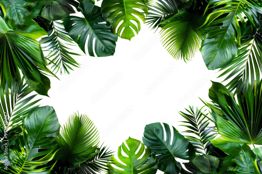 A green leafy plant with a white background A green leafy plant with a white background