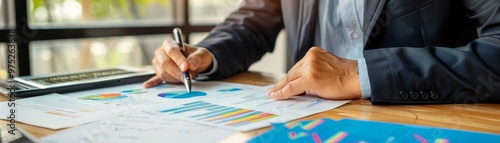 Businessman Analyzing Chart...