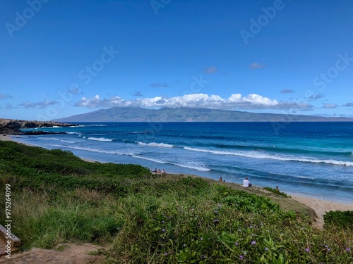 Wallpaper Mural view of the coast of the sea hawaii Torontodigital.ca