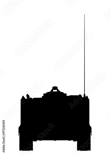 M113装甲兵員輸送車 M113 armored personnel carrier  正面