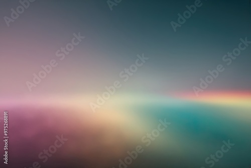 4K Elegant Color Gradient Design with Mist: Ethereal 80s and 90s Inspired Blurred Atmosphere and Retro Effect