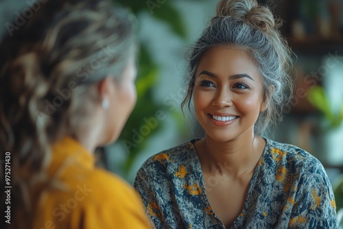 Realistic Photo of a Filipino Nurse Giving Medicine to a Senior Woman at Home Using Soft-Focus