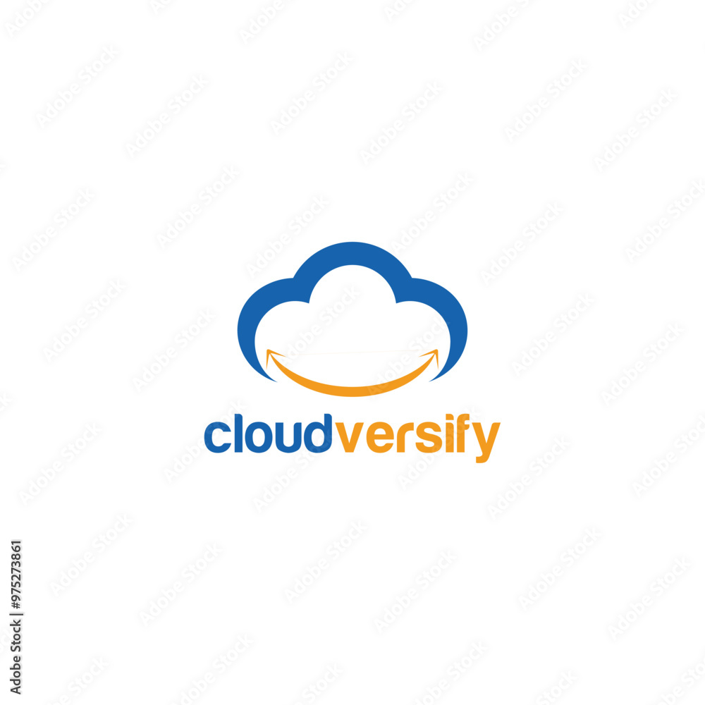 cloud versify logo design template cloud versify logo design template