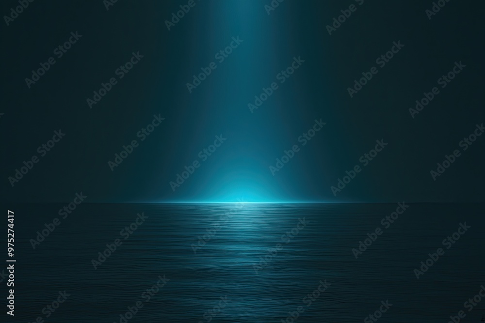 Tranquil Blue Light Over Deep Sapphire Background with Luxurious Noise Texture Tranquil Blue Light Over Deep Sapphire Background with Luxurious Noise Texture