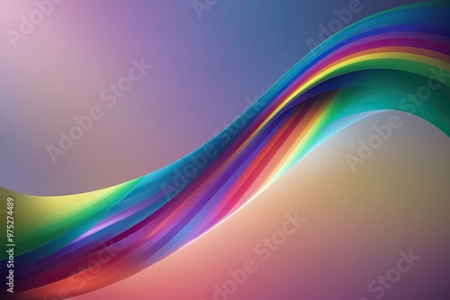 Vibrant 4K Abstract Rainbow Gradient Background with Smooth Noise Texture